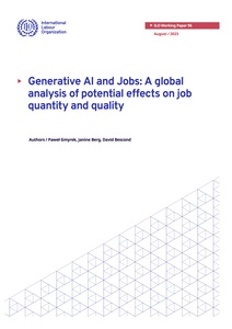 Coperrtina rapporto ILO iA e jobs