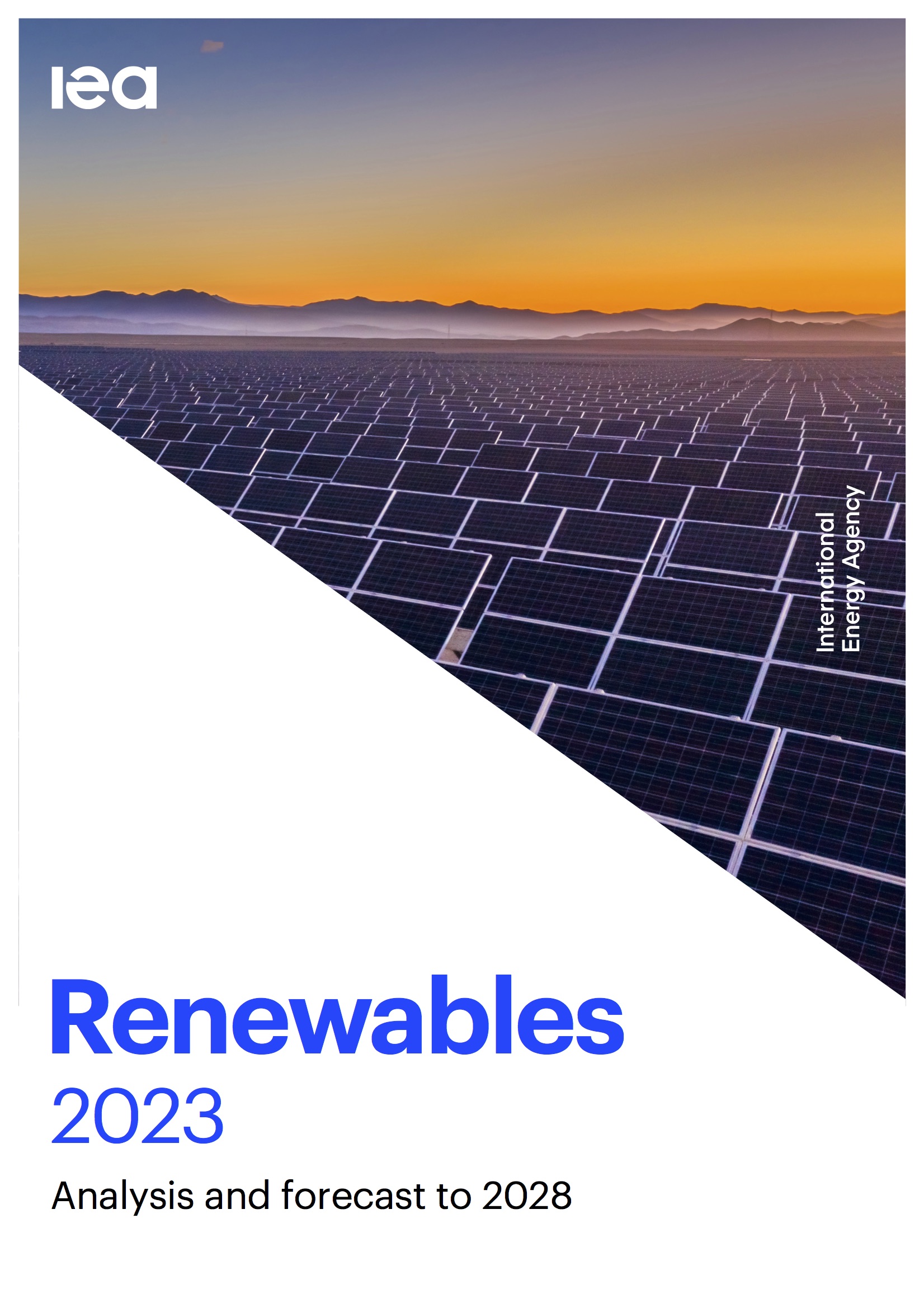 Copertina Rapporto AIE Renewables 2023