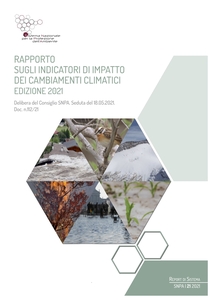 Copertina Rapporto indicatori impatto ambientale 2021