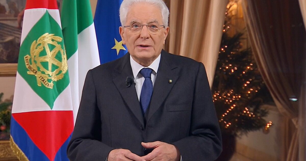 Foto Il messaggio di fine anno del presidente Mattarella Il discorso