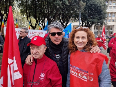Foto Mauriello manifestazione 1 aprile Roma