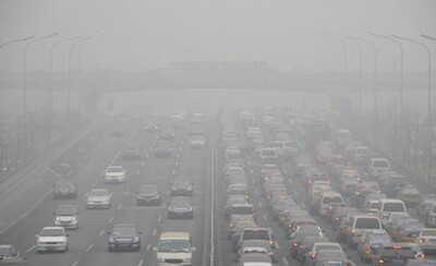Foto inquinamento atmosferico Roma Casilina
